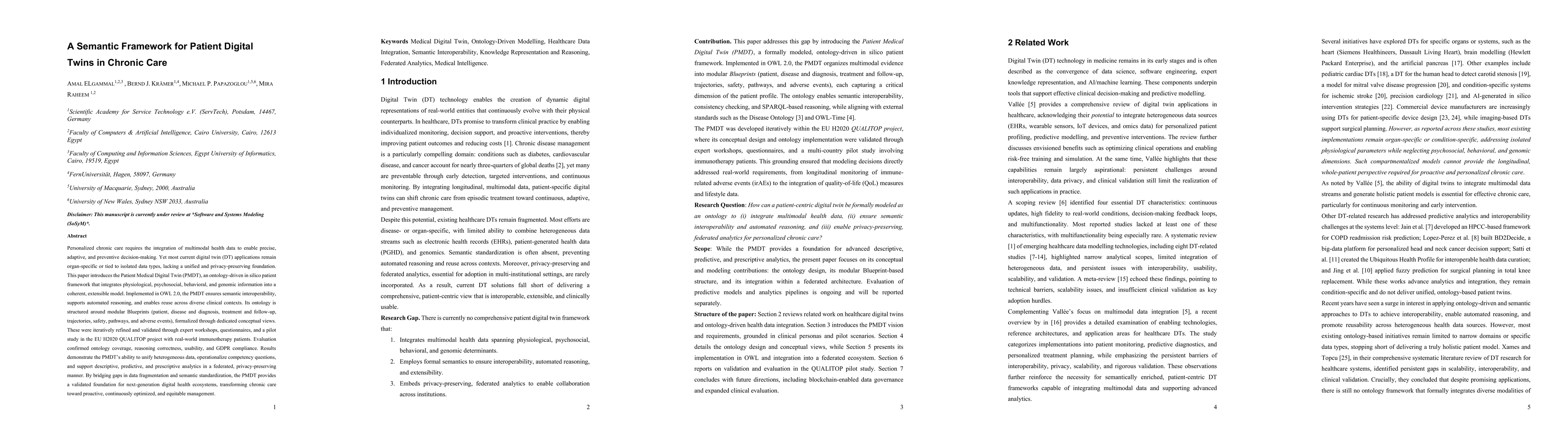 Thumbnail for A Semantic Framework for Patient Digital Twins in Chronic Care