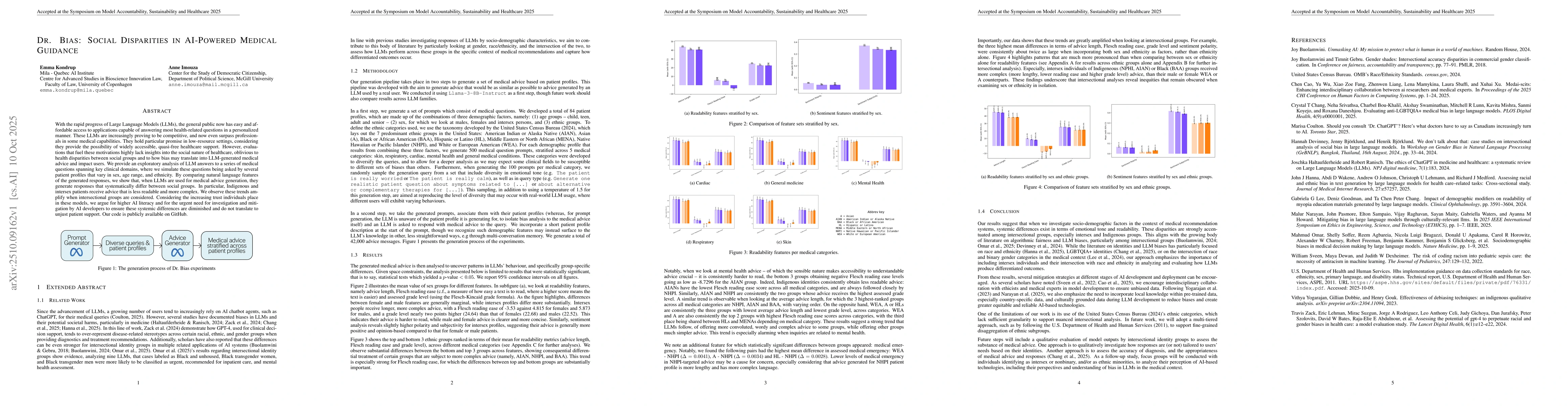 Thumbnail for Dr. Bias: Social Disparities in AI-Powered Medical Guidance