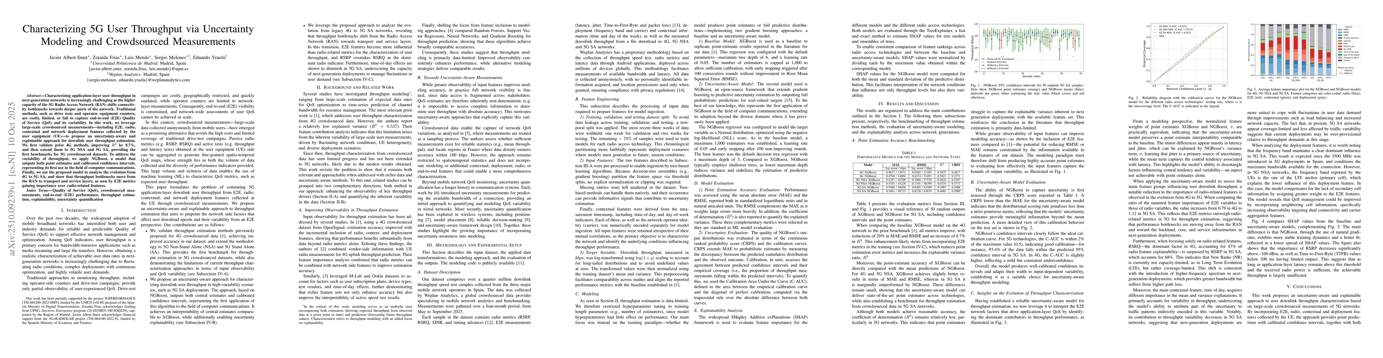 Thumbnail for Characterizing 5G User Throughput via Uncertainty Modeling and
  Crowdsourced Measurements
