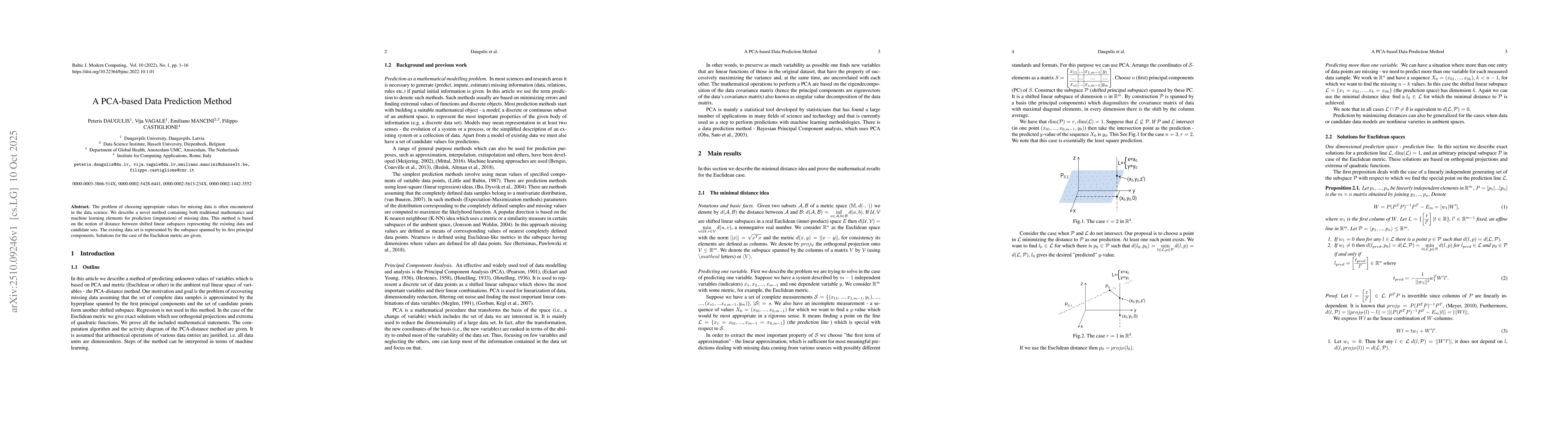 Thumbnail for A PCA-based Data Prediction Method