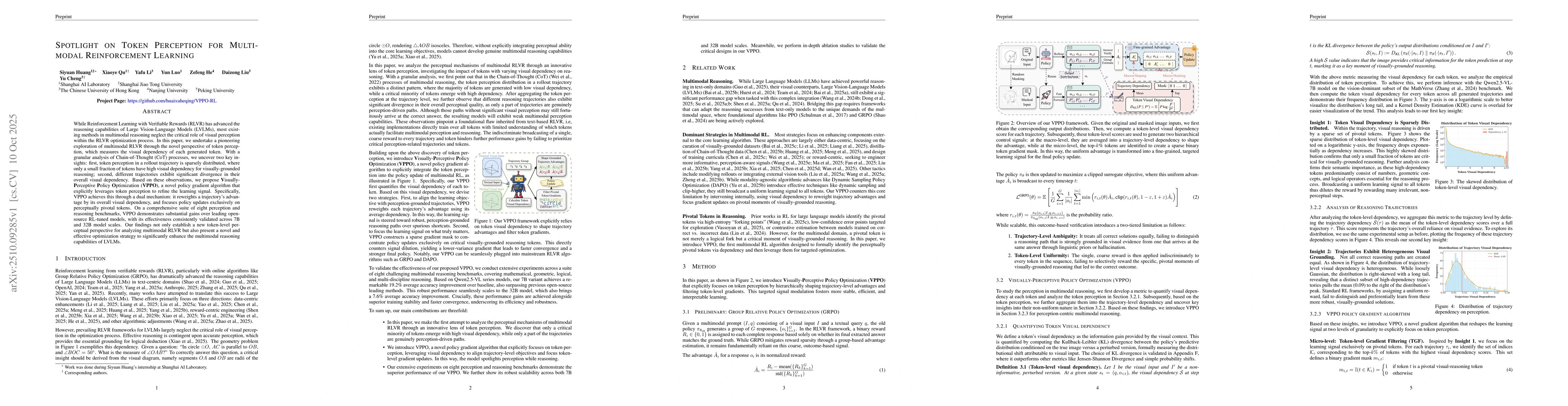 Thumbnail for Spotlight on Token Perception for Multimodal Reinforcement Learning