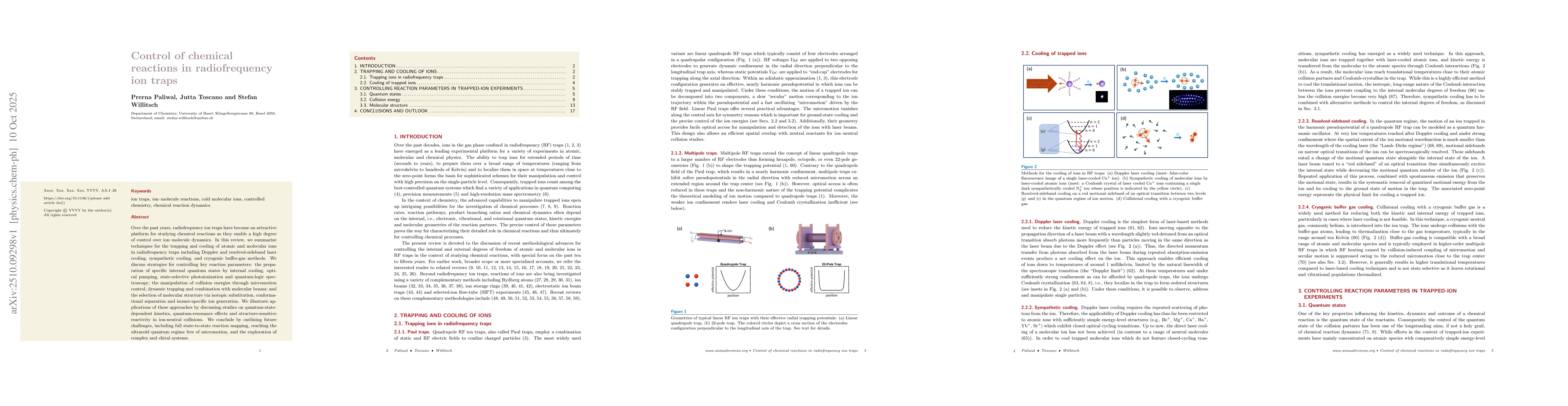 Thumbnail for Control of chemical reactions in radiofrequency ion traps