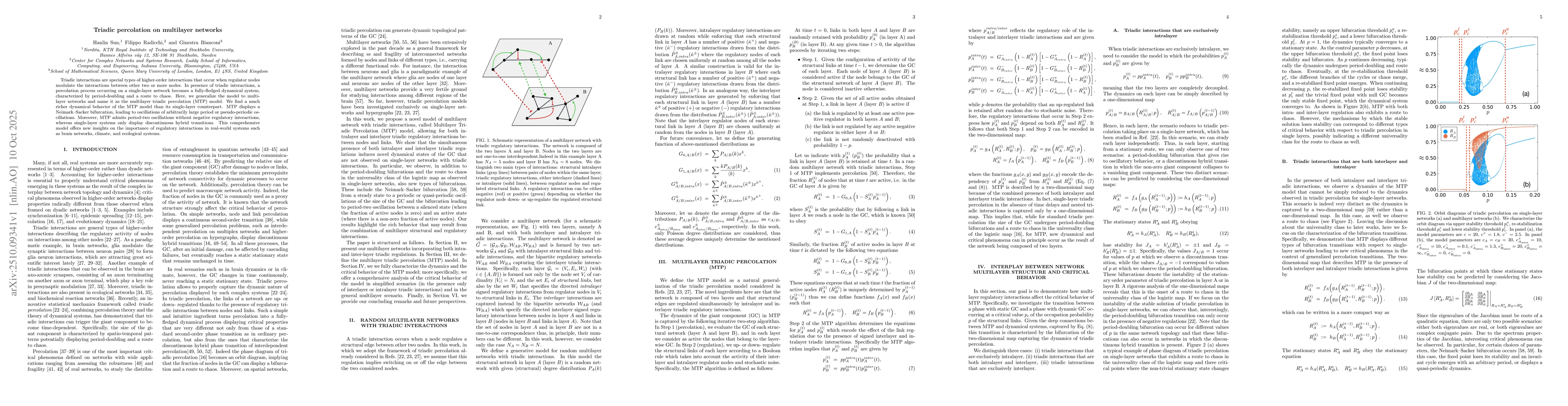 Thumbnail for Triadic percolation on multilayer networks