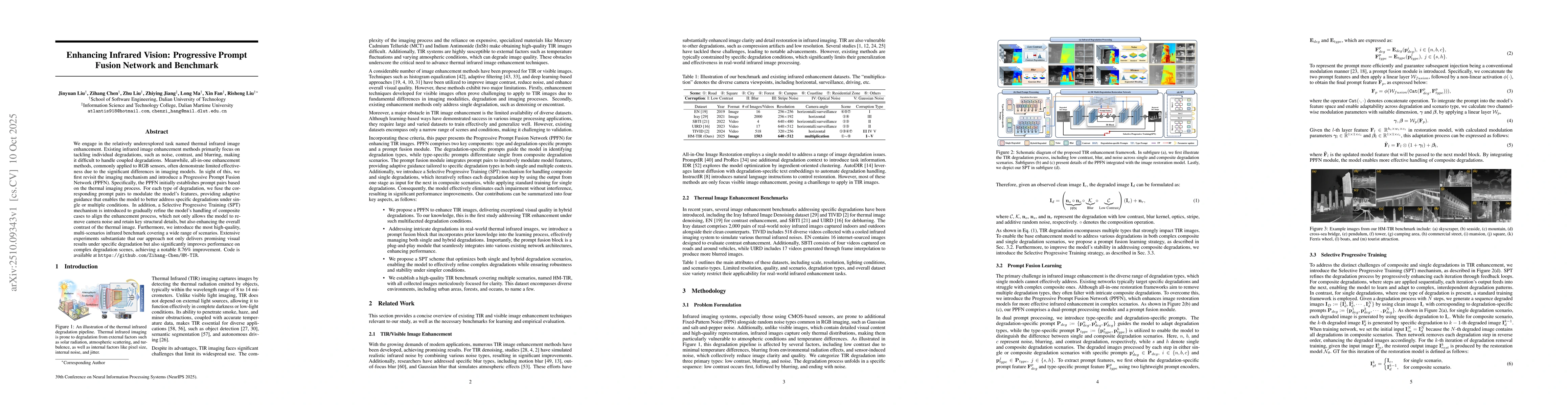 Thumbnail for Enhancing Infrared Vision: Progressive Prompt Fusion Network and
  Benchmark