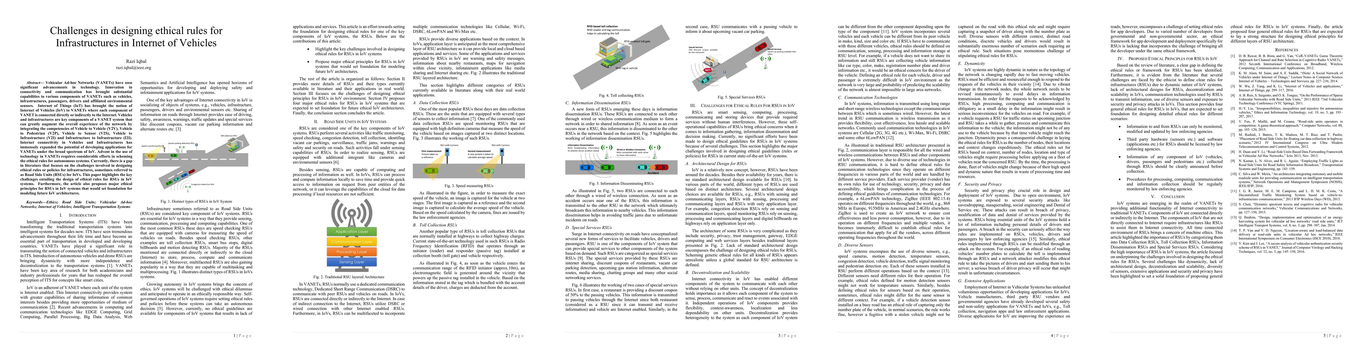 Thumbnail for Challenges in designing ethical rules for Infrastructures in Internet of
  Vehicles