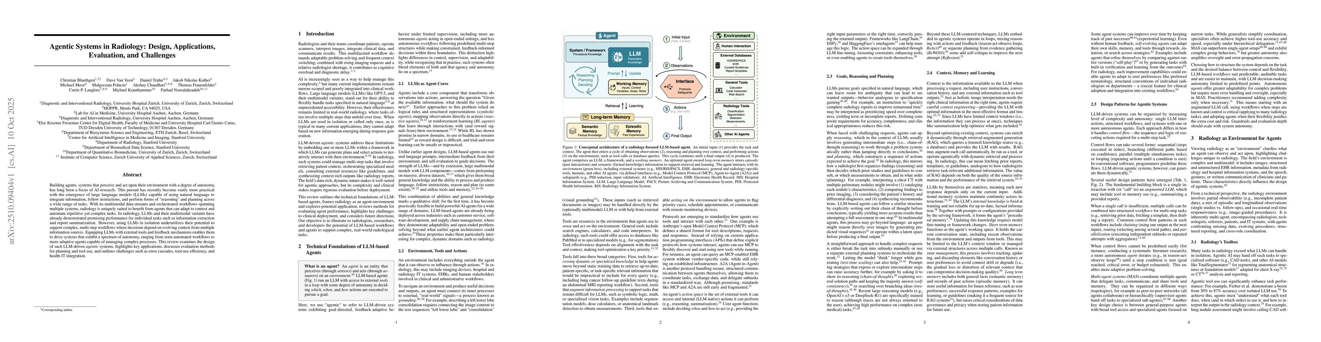 Thumbnail for Agentic Systems in Radiology: Design, Applications, Evaluation, and
  Challenges