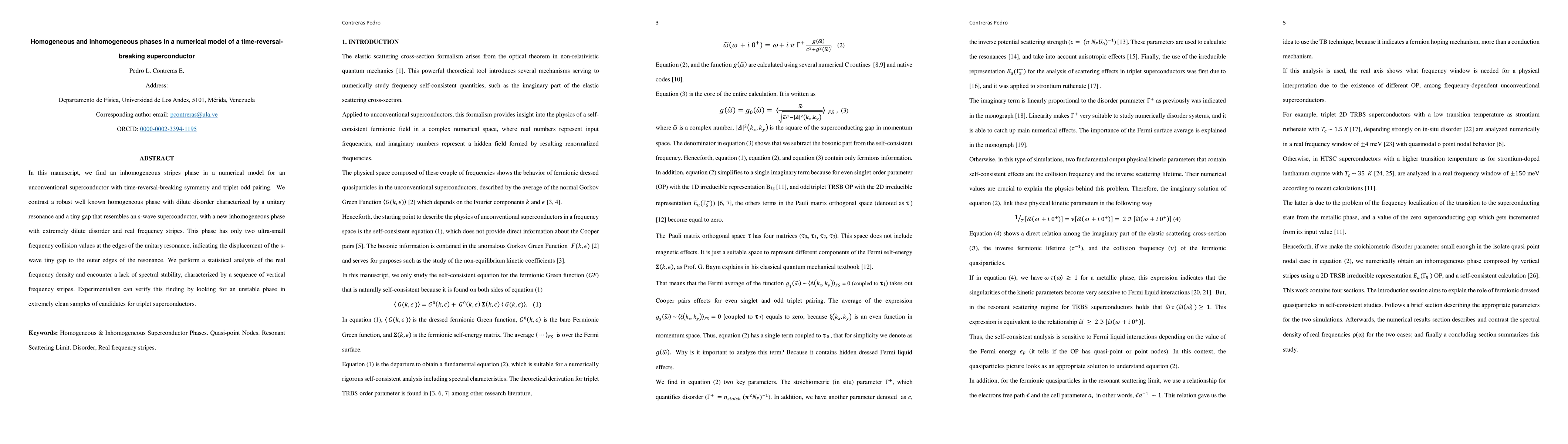 Thumbnail for Homogeneous and inhomogeneous phases in a numerical model of a
  time-reversal-breaking superconductor
