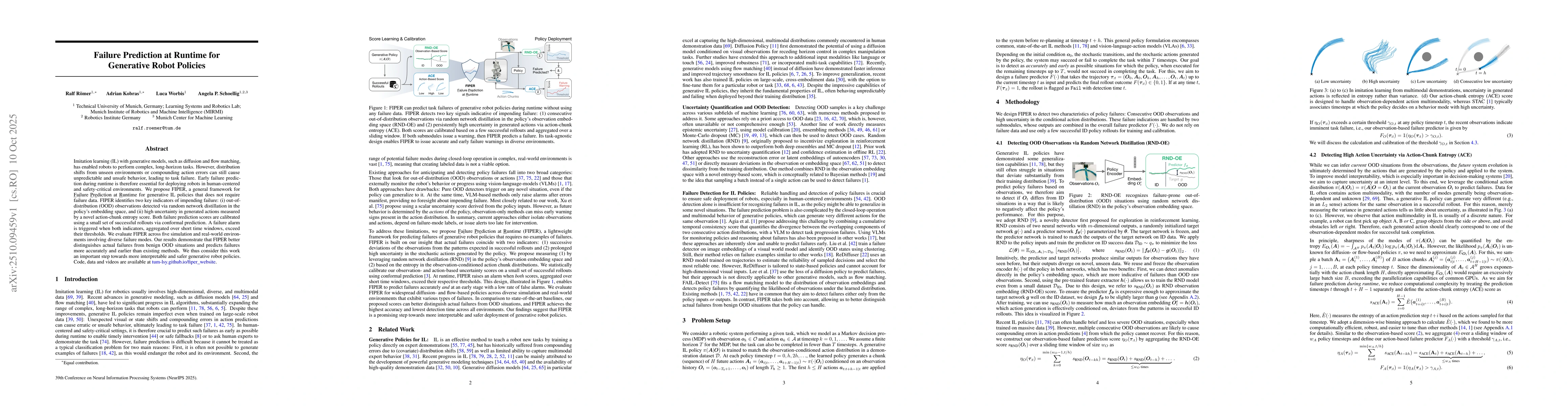 Thumbnail for Failure Prediction at Runtime for Generative Robot Policies