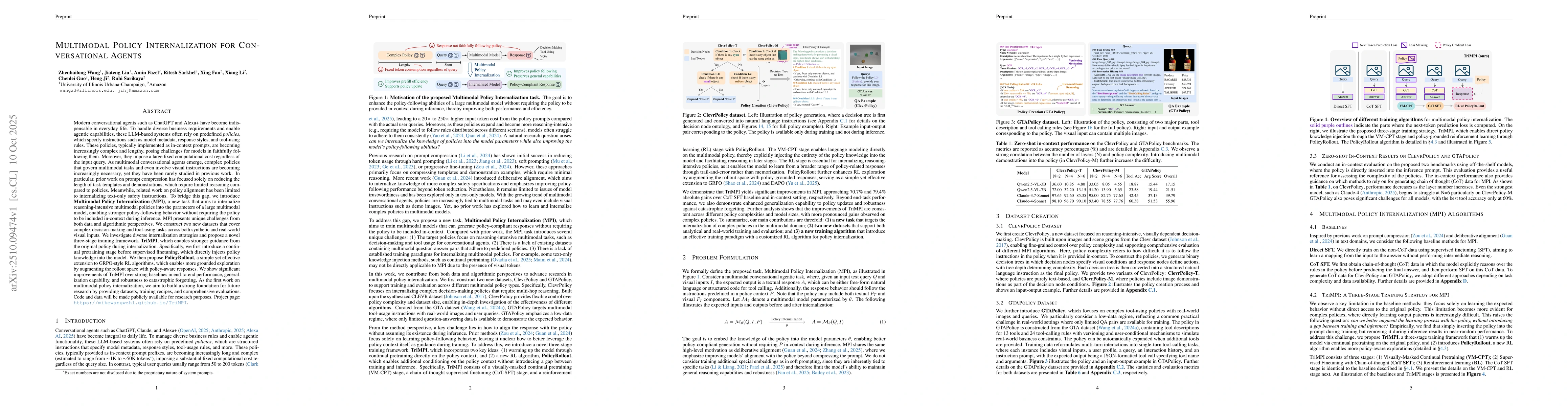 Thumbnail for Multimodal Policy Internalization for Conversational Agents