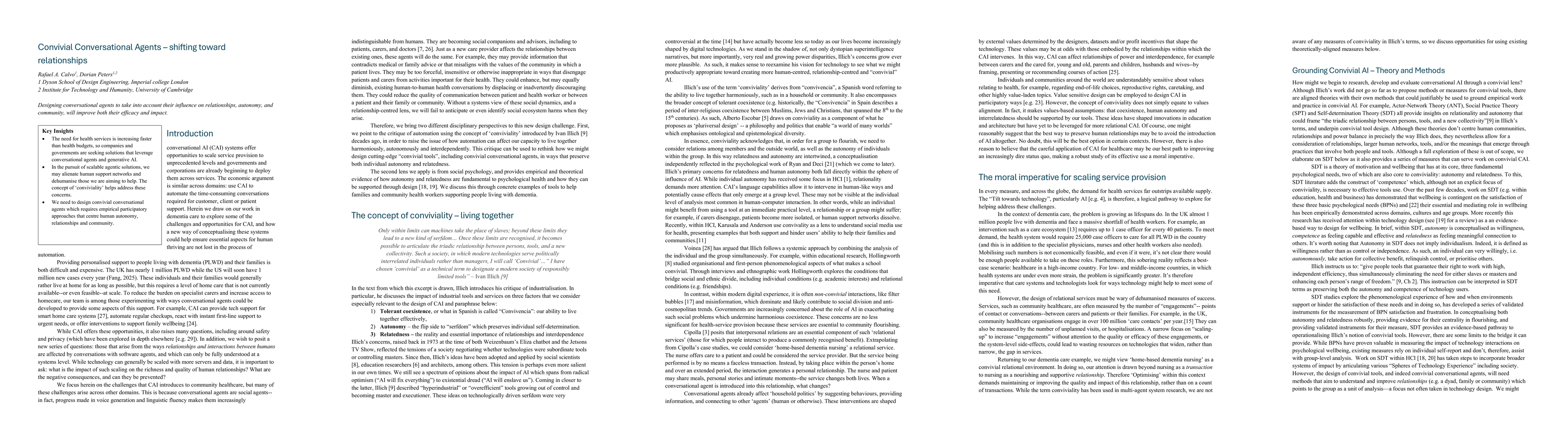 Thumbnail for Convivial Conversational Agents -- shifting toward relationships