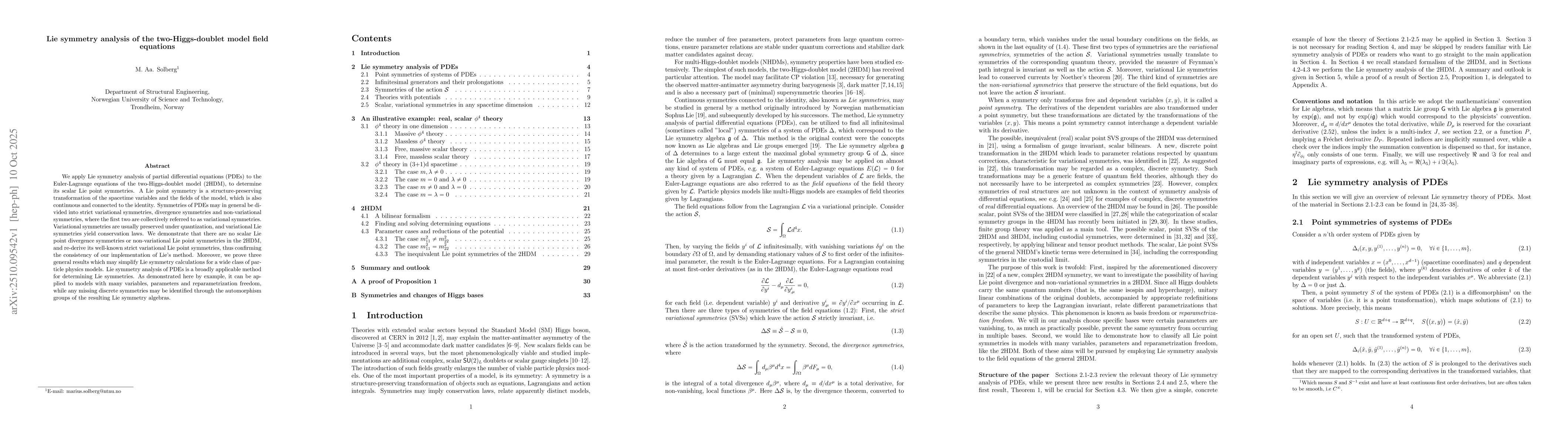 Thumbnail for Lie symmetry analysis of the two-Higgs-doublet model field equations