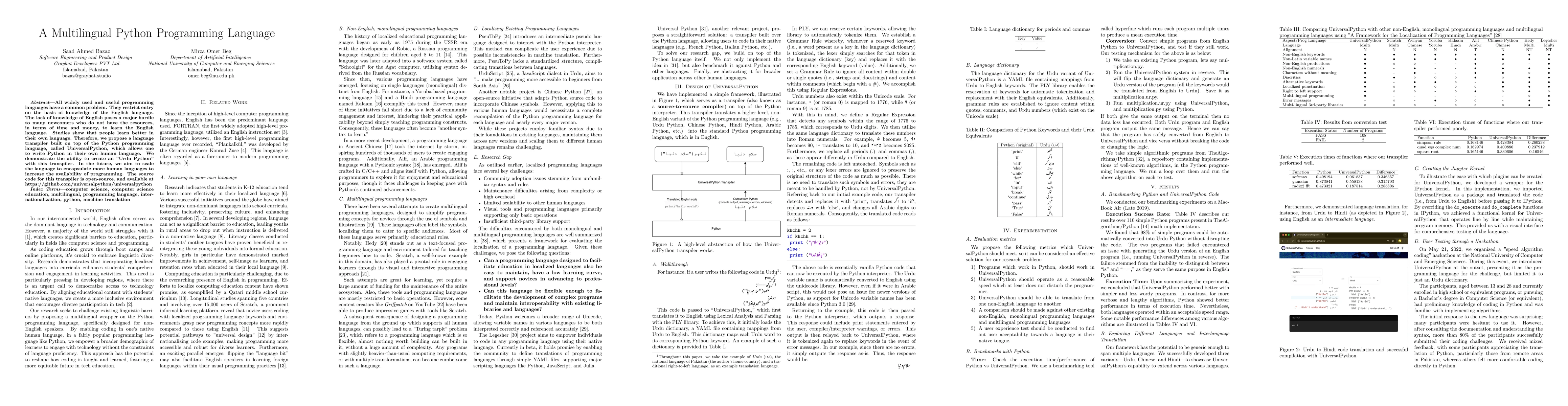 Thumbnail for A Multilingual Python Programming Language