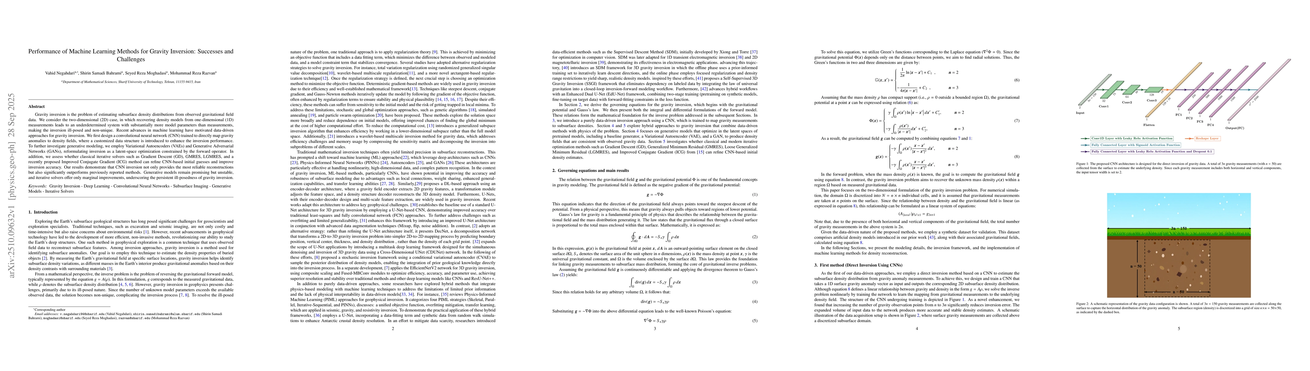 Thumbnail for Performance of Machine Learning Methods for Gravity Inversion: Successes
  and Challenges