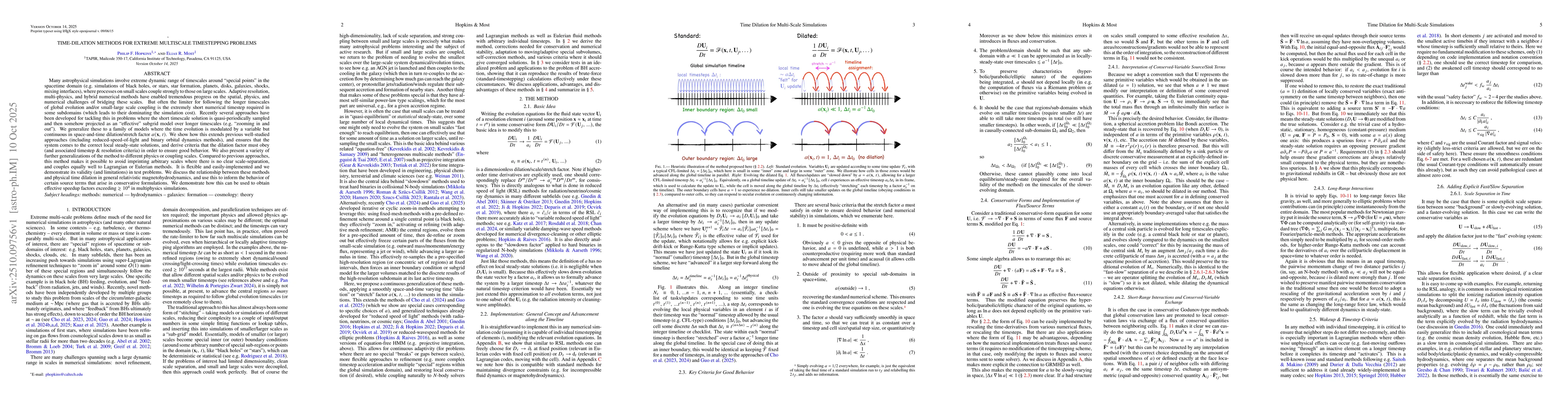 Thumbnail for Time-Dilation Methods for Extreme Multiscale Timestepping Problems