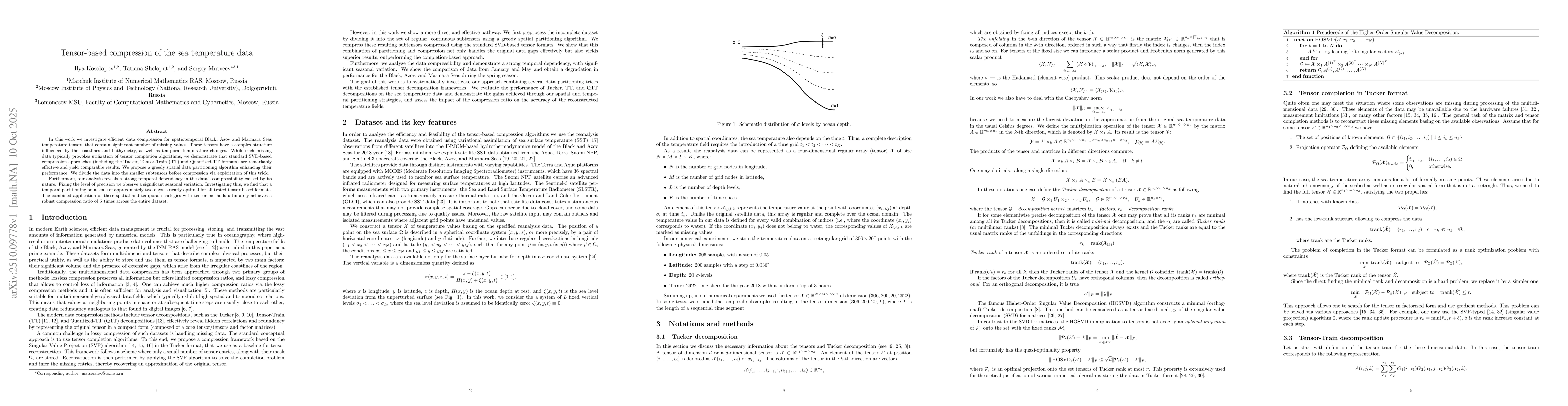 Thumbnail for Tensor-based compression of the sea temperature data