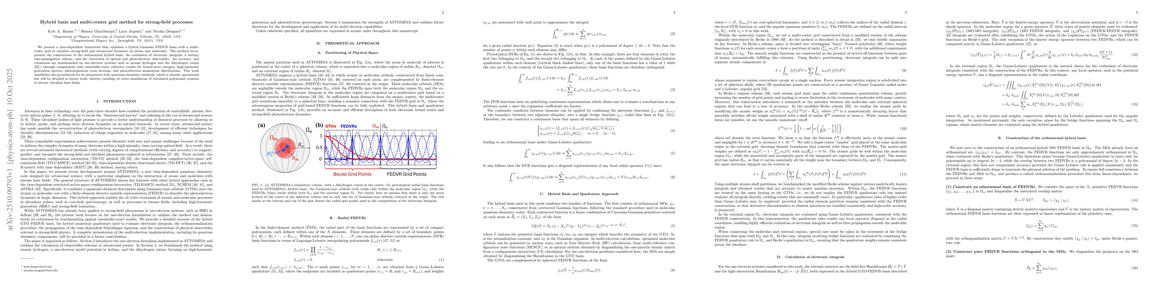 Thumbnail for Hybrid basis and multi-center grid method for strong-field processes
