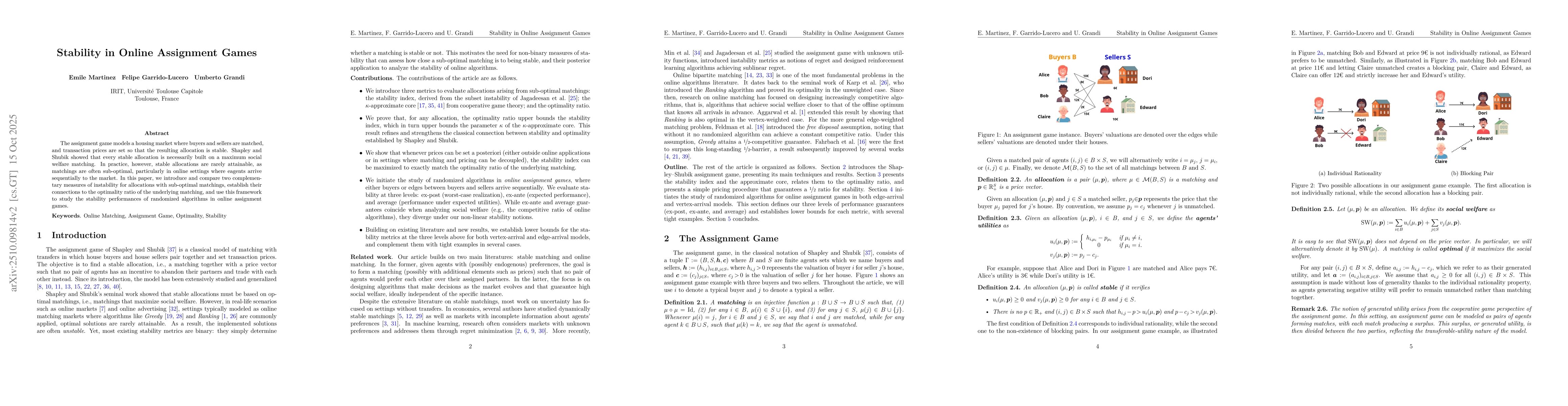 Thumbnail for Stability in Online Assignment Games