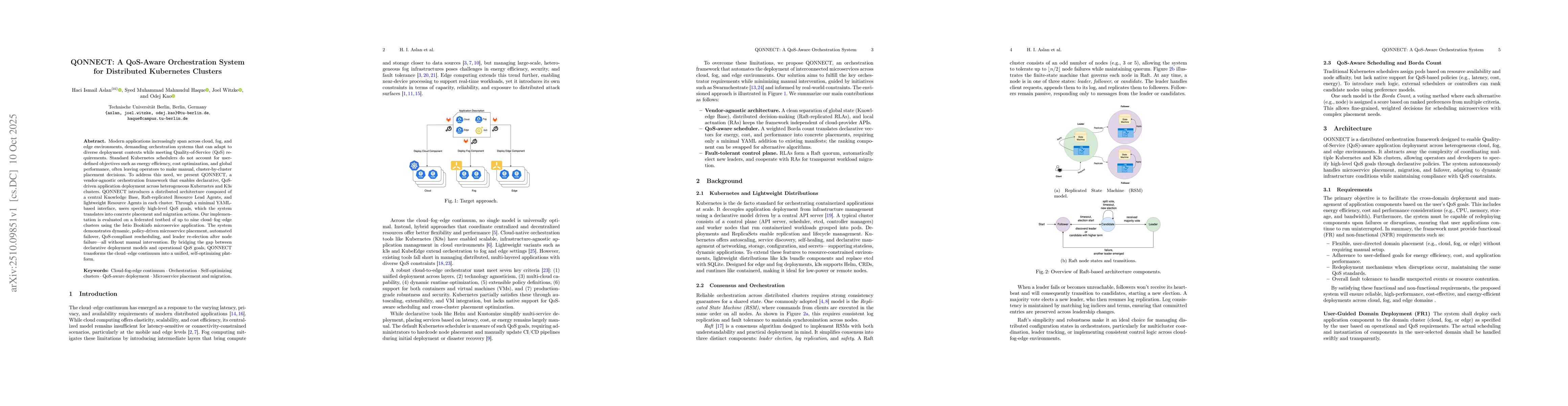 Thumbnail for QONNECT: A QoS-Aware Orchestration System for Distributed Kubernetes
  Clusters