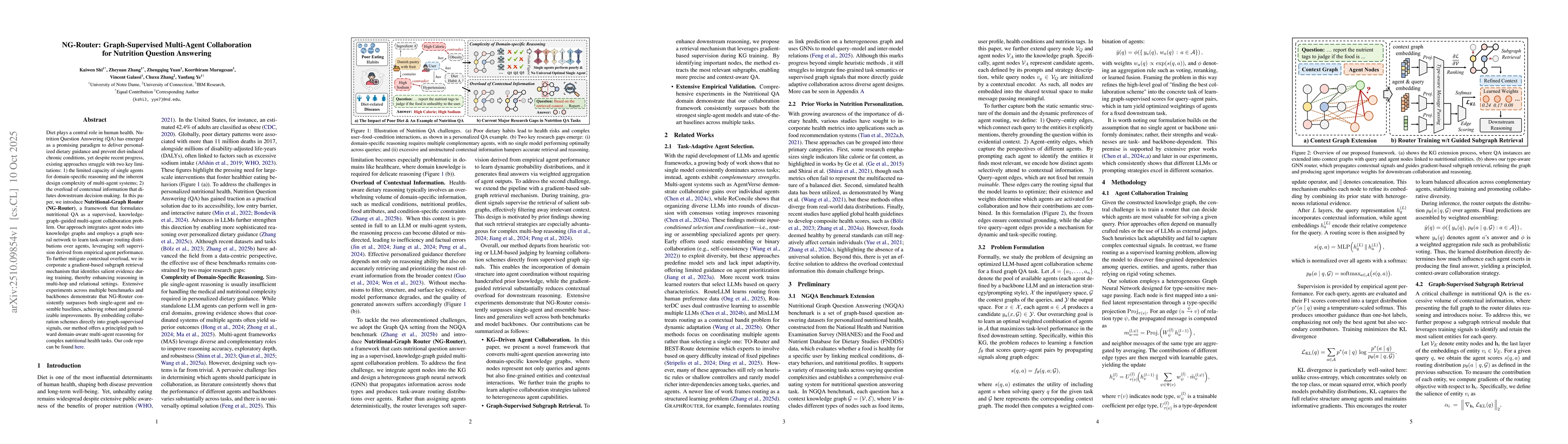 Thumbnail for NG-Router: Graph-Supervised Multi-Agent Collaboration for Nutrition
  Question Answering