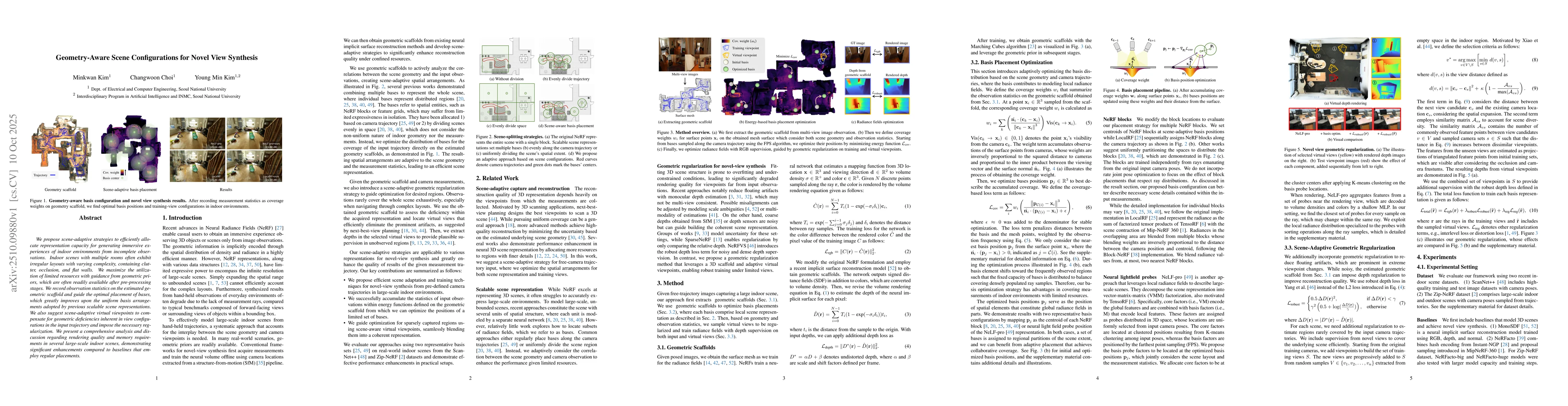 Thumbnail for Geometry-Aware Scene Configurations for Novel View Synthesis