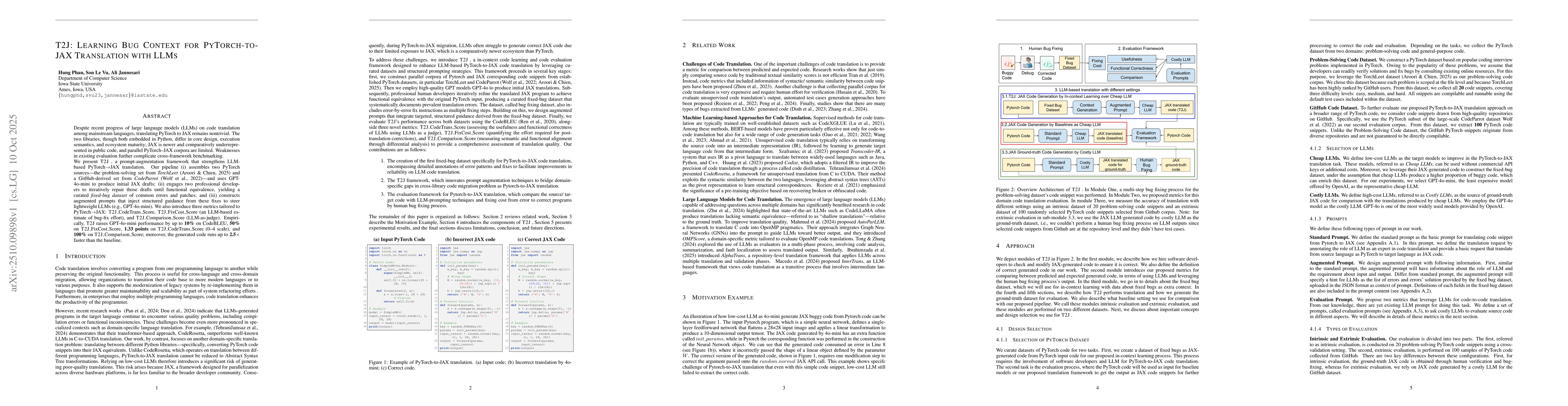 Thumbnail for Learning Bug Context for PyTorch-to-JAX Translation with LLMs