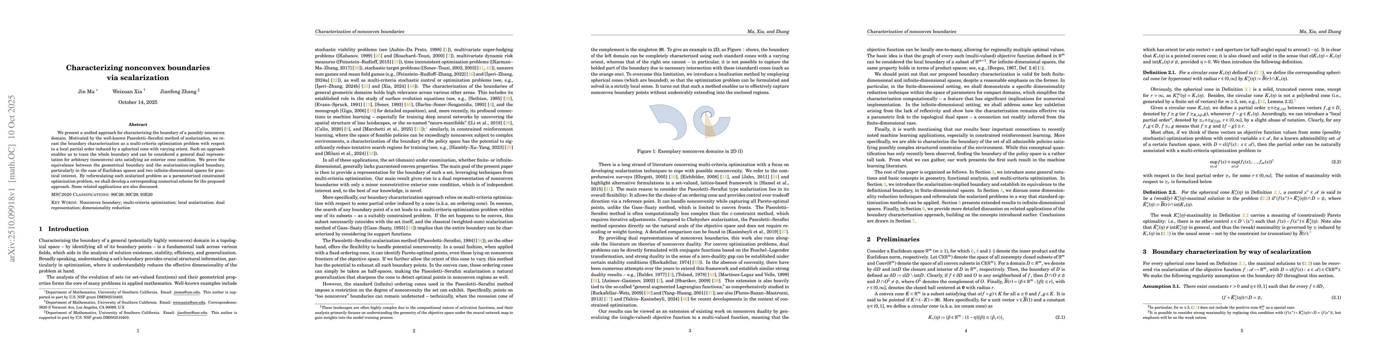 Thumbnail for Characterizing nonconvex boundaries via scalarization