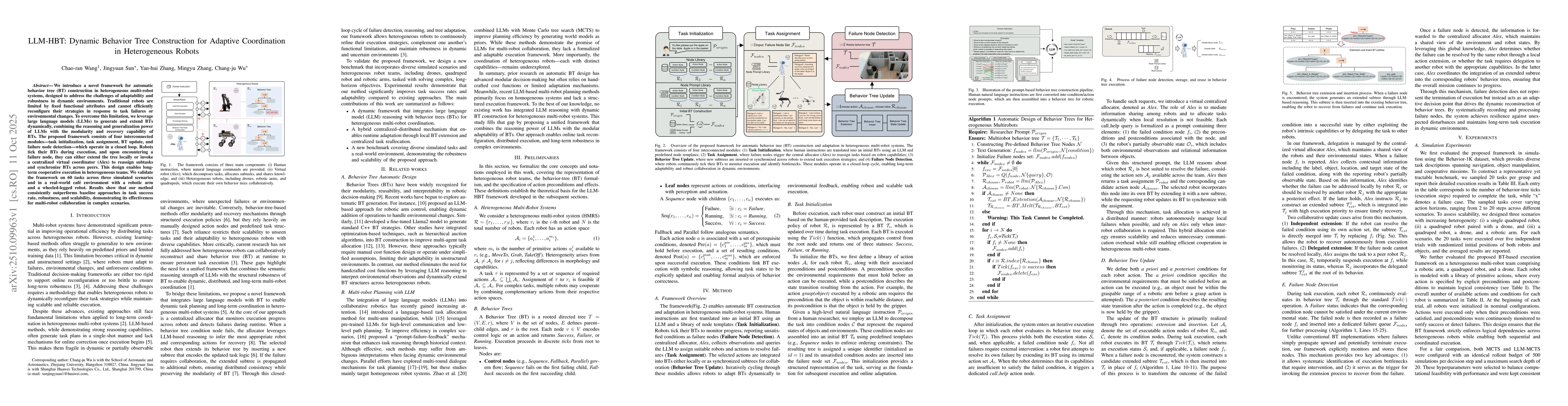 Thumbnail for LLM-HBT: Dynamic Behavior Tree Construction for Adaptive Coordination in
  Heterogeneous Robots