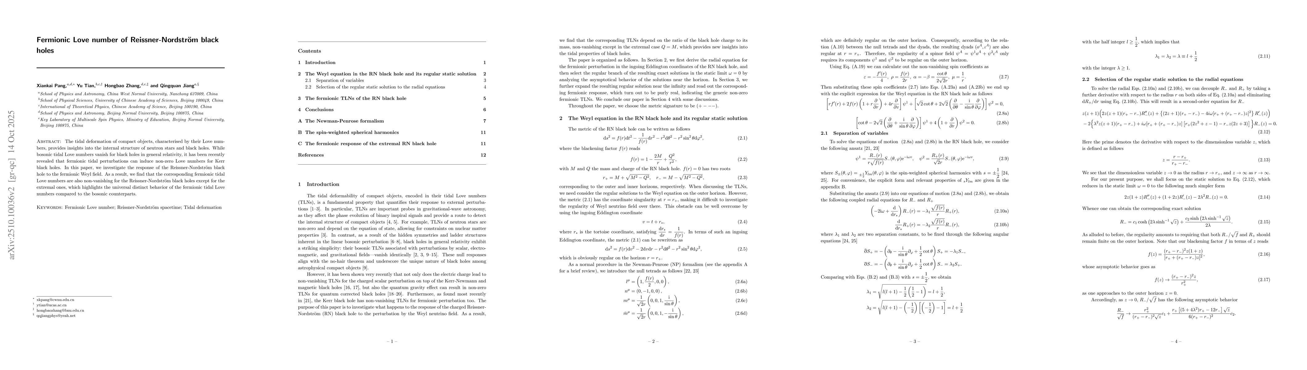 Thumbnail for Fermionic Love number of Reissner-Nordström black holes