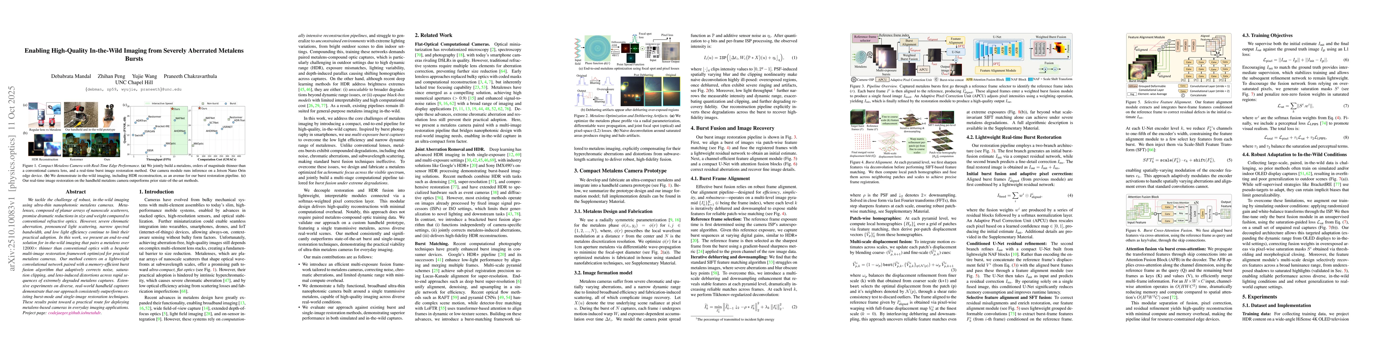 Thumbnail for Enabling High-Quality In-the-Wild Imaging from Severely Aberrated
  Metalens Bursts