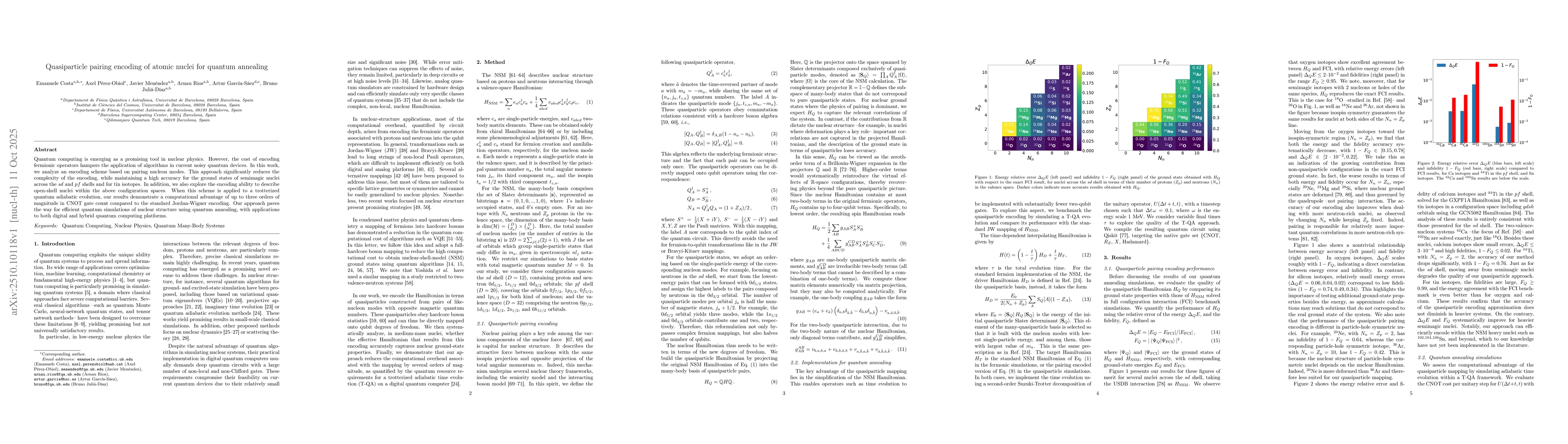 Thumbnail for Quasiparticle pairing encoding of atomic nuclei for quantum annealing