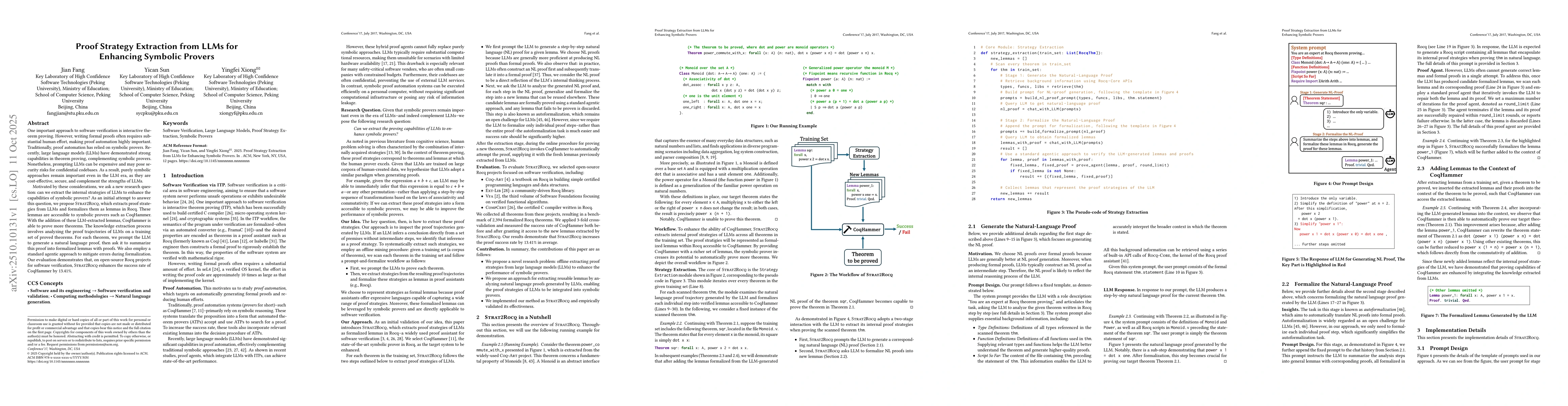 Thumbnail for Proof Strategy Extraction from LLMs for Enhancing Symbolic Provers
