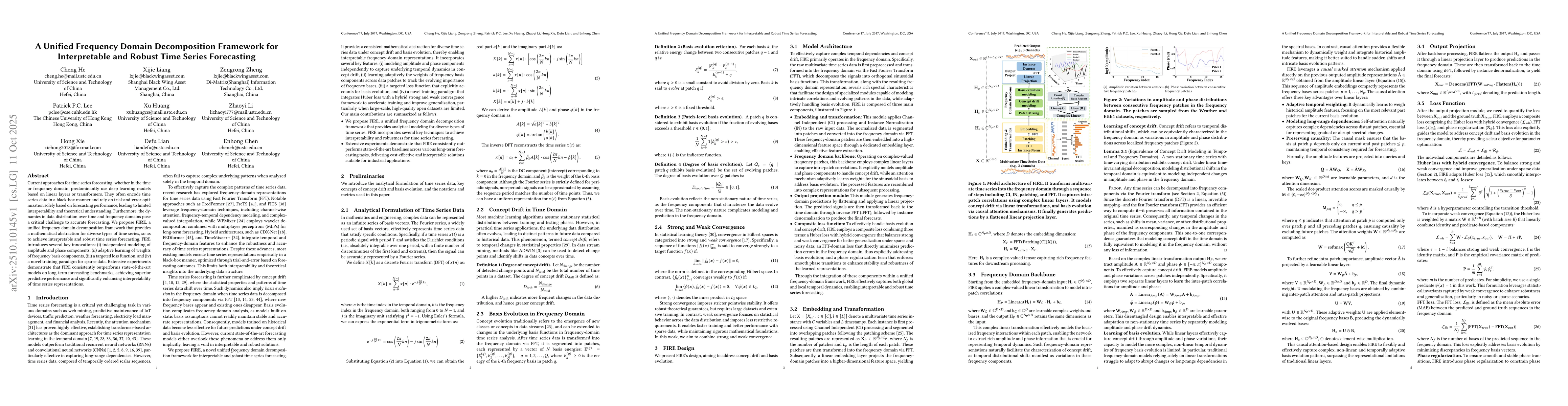 Thumbnail for A Unified Frequency Domain Decomposition Framework for Interpretable and
  Robust Time Series Forecasting