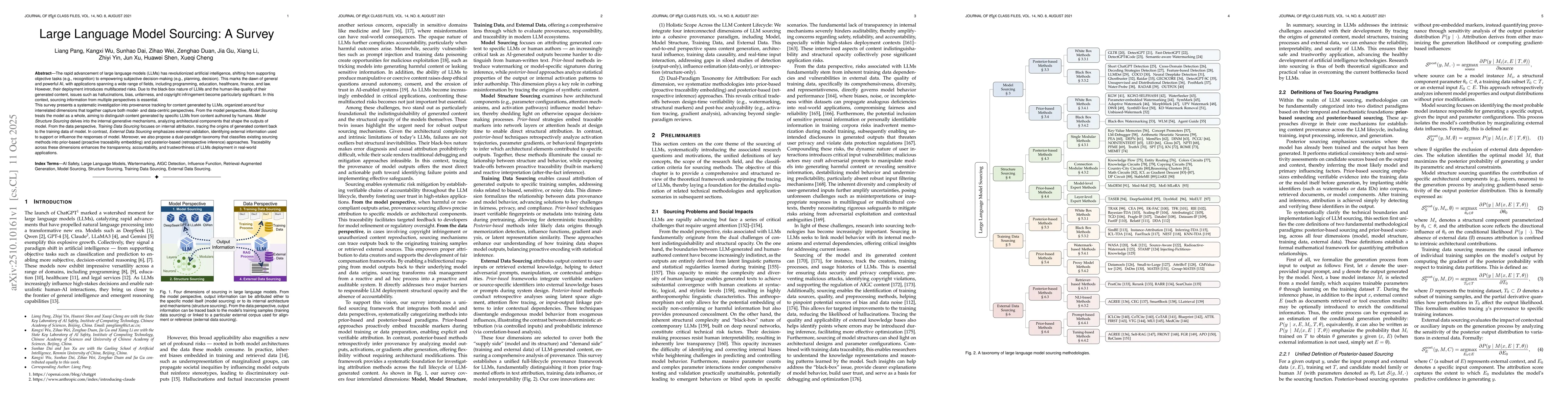 Thumbnail for Large Language Model Sourcing: A Survey