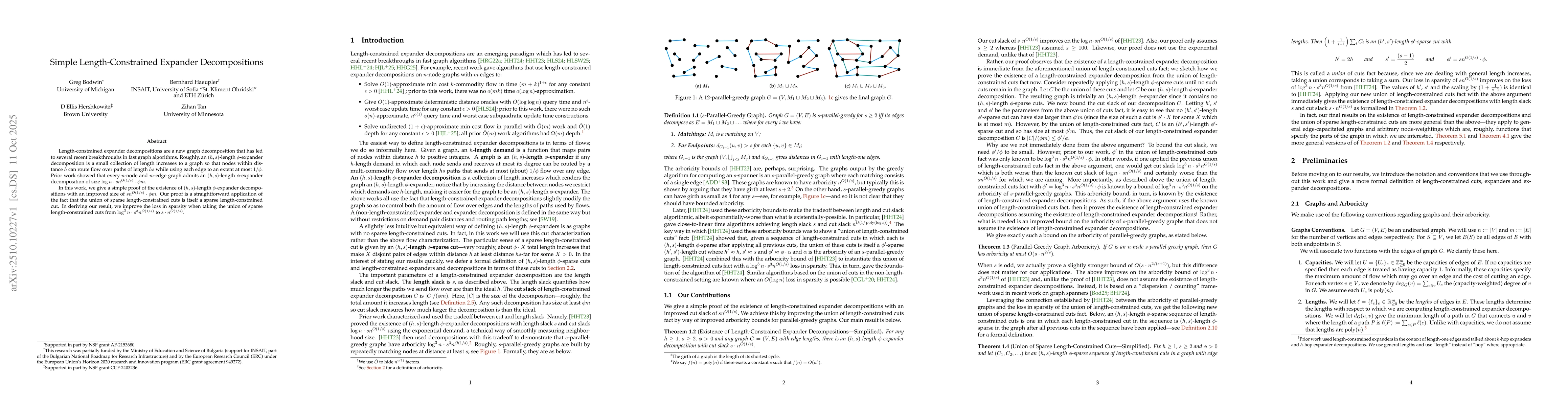 Thumbnail for Simple Length-Constrained Expander Decompositions