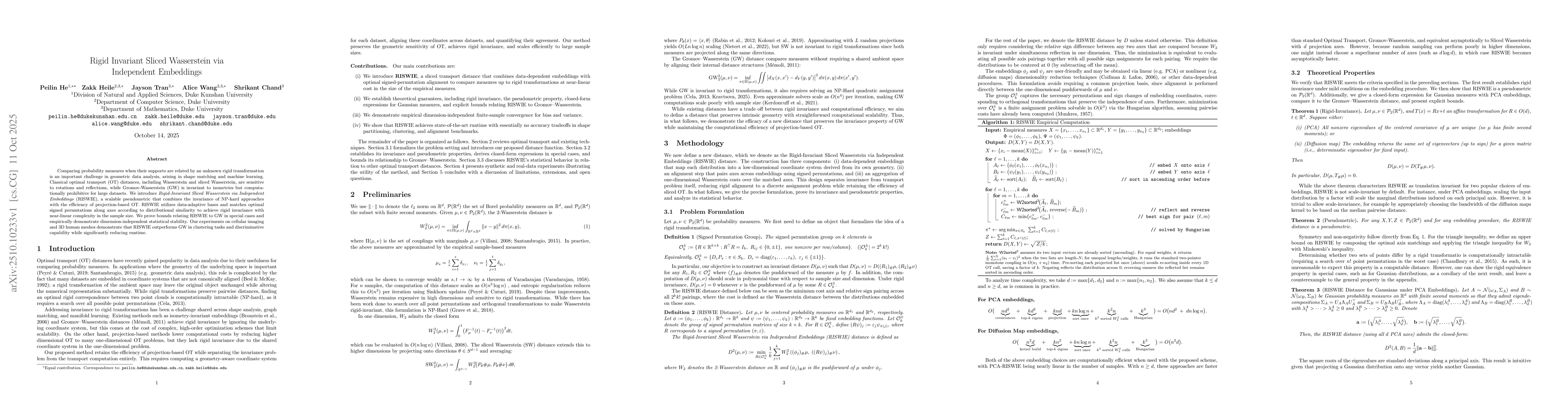 Thumbnail for Rigid-Invariant Sliced Wasserstein via Independent Embeddings