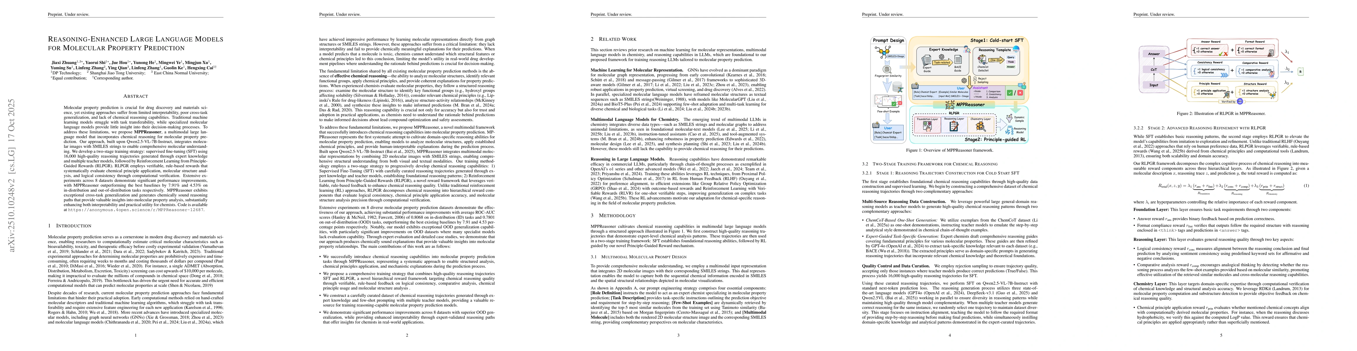 Thumbnail for Reasoning-Enhanced Large Language Models for Molecular Property
  Prediction