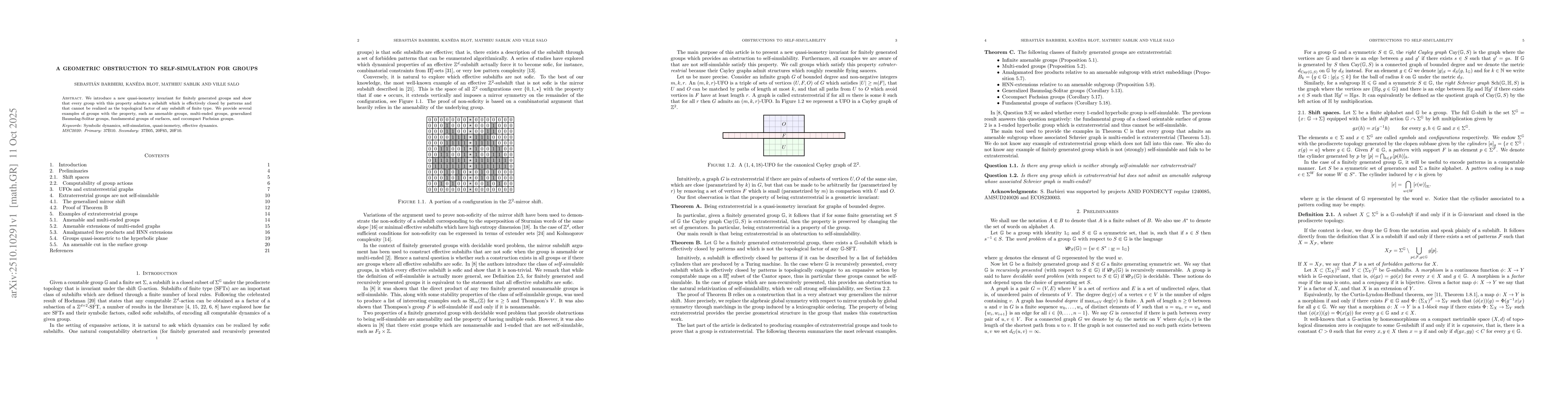 Thumbnail for A geometric obstruction to self-simulation for groups