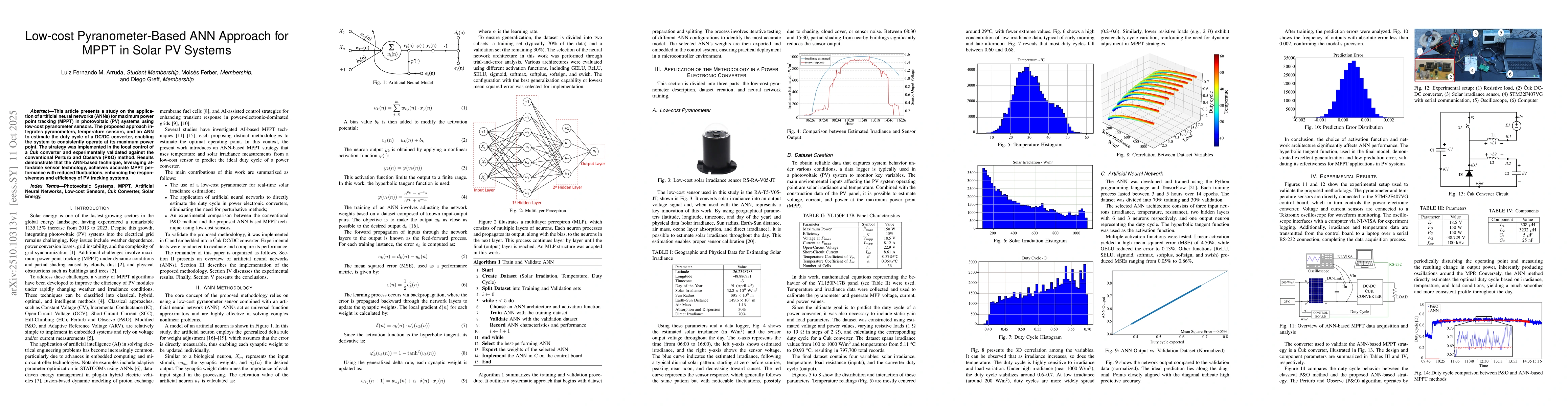 Thumbnail for Low-cost Pyranometer-Based ANN Approach for MPPT in Solar PV Systems