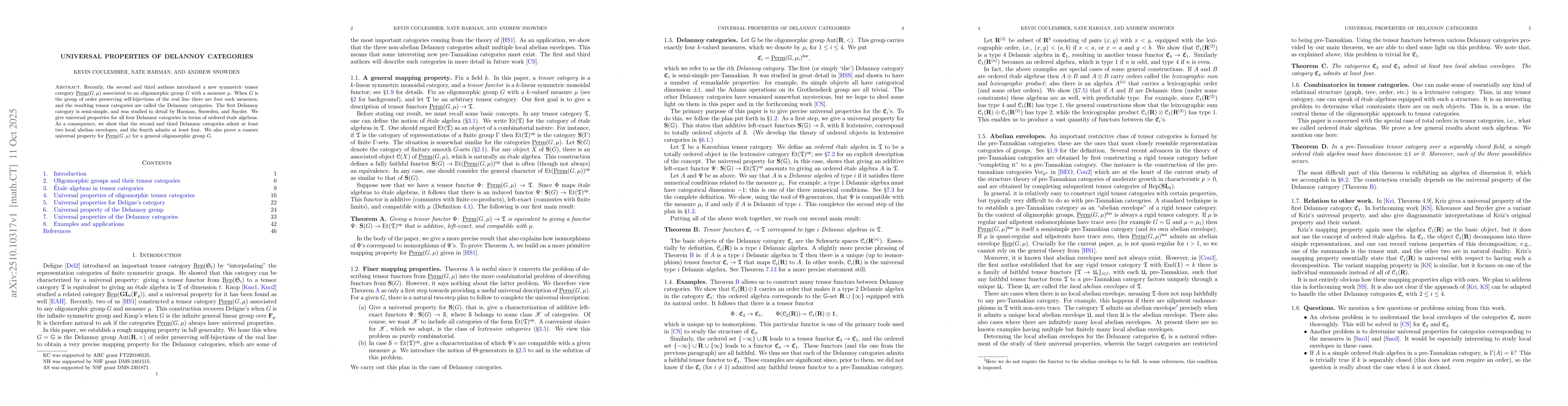 Thumbnail for Universal properties of Delannoy categories