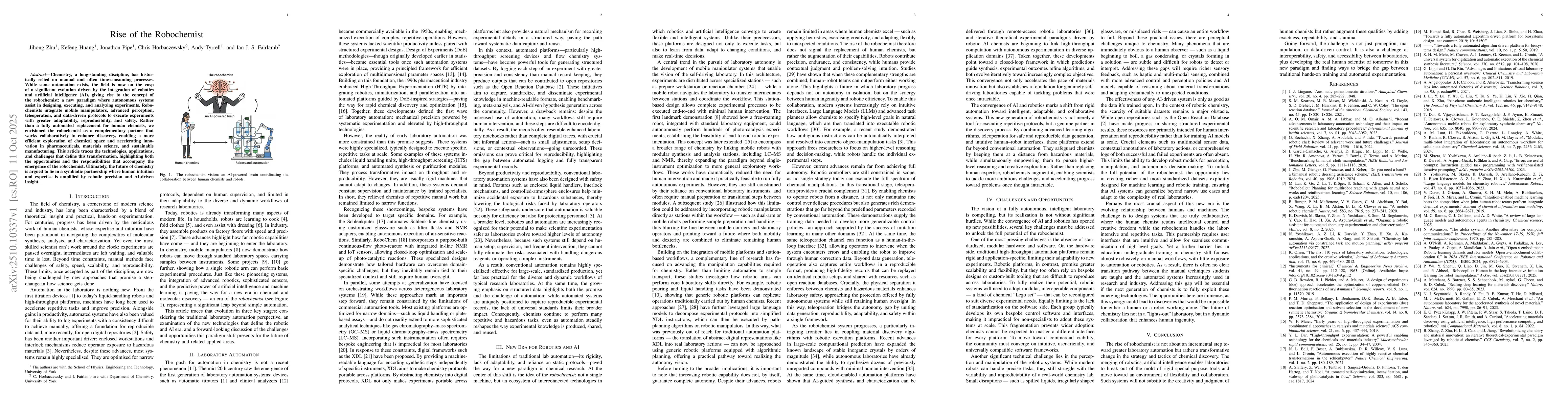 Thumbnail for Rise of the Robochemist