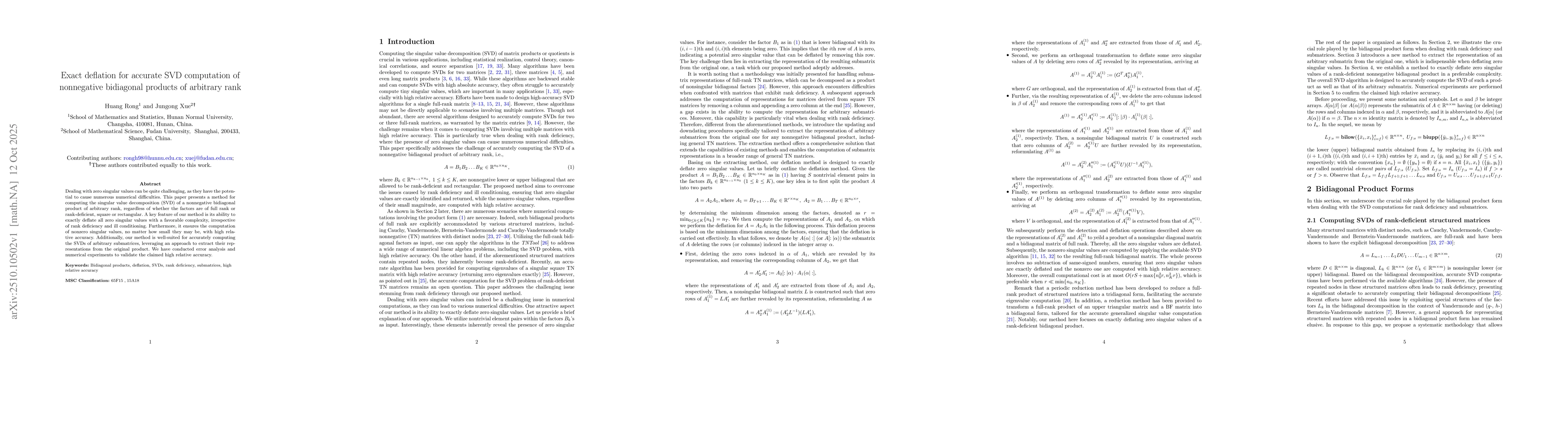 Thumbnail for Exact deflation for accurate SVD computation of nonnegative bidiagonal
  products of arbitrary rank