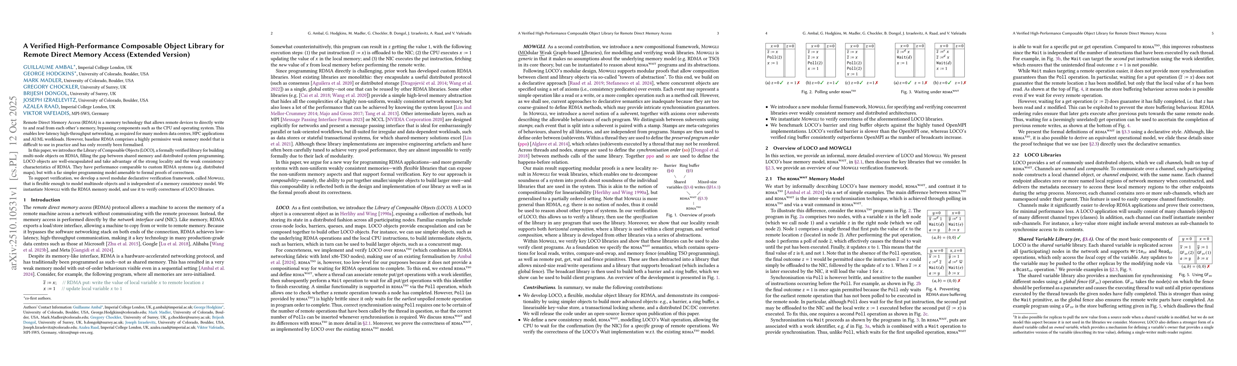 Thumbnail for A Verified High-Performance Composable Object Library for Remote Direct
  Memory Access (Extended Version)