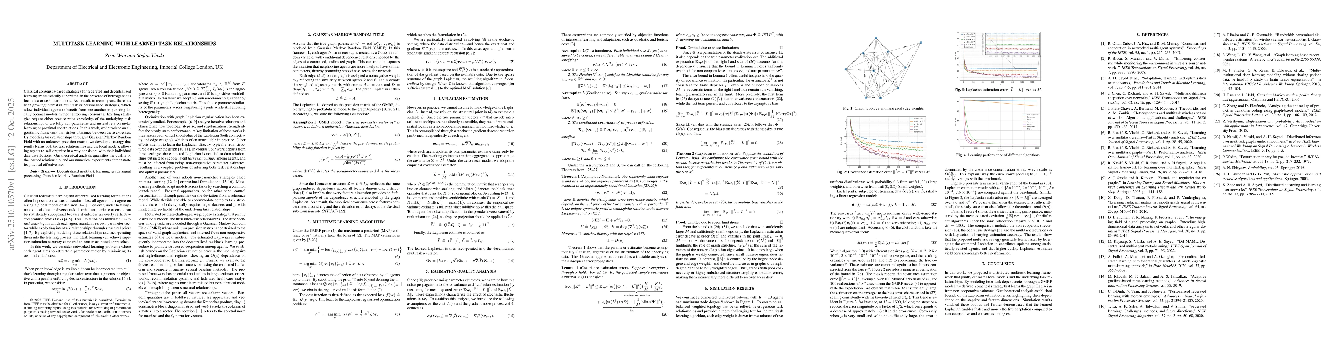 Thumbnail for Multitask Learning with Learned Task Relationships