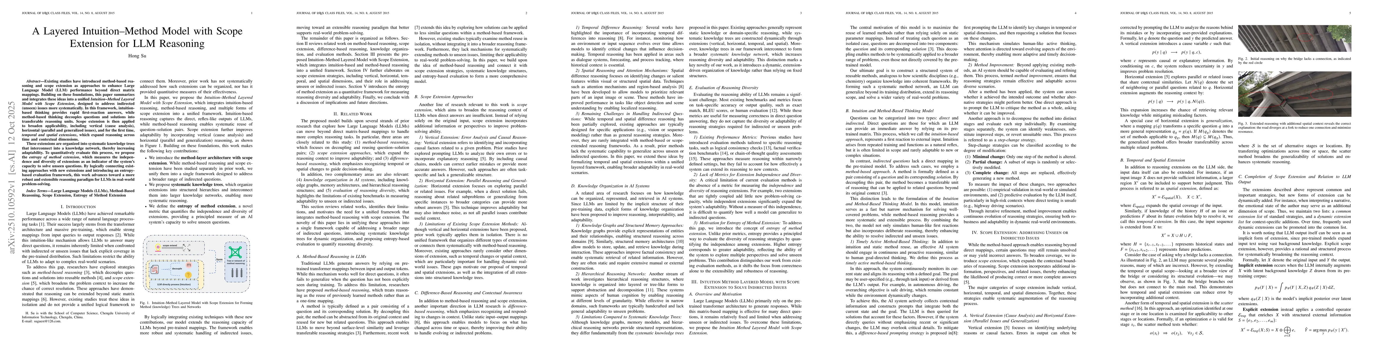 Thumbnail for A Layered Intuition -- Method Model with Scope Extension for LLM
  Reasoning