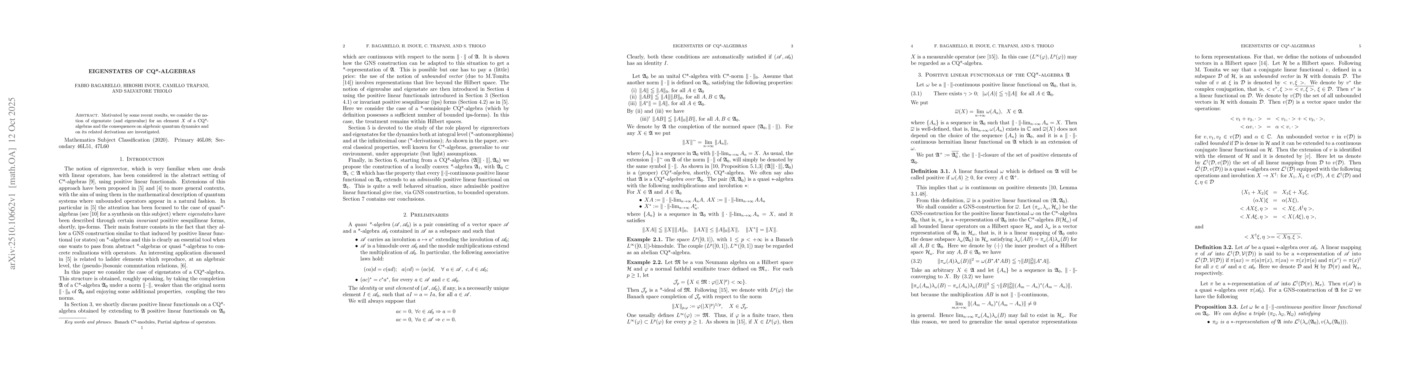 Thumbnail for Eigenstates of CQ*-algebras