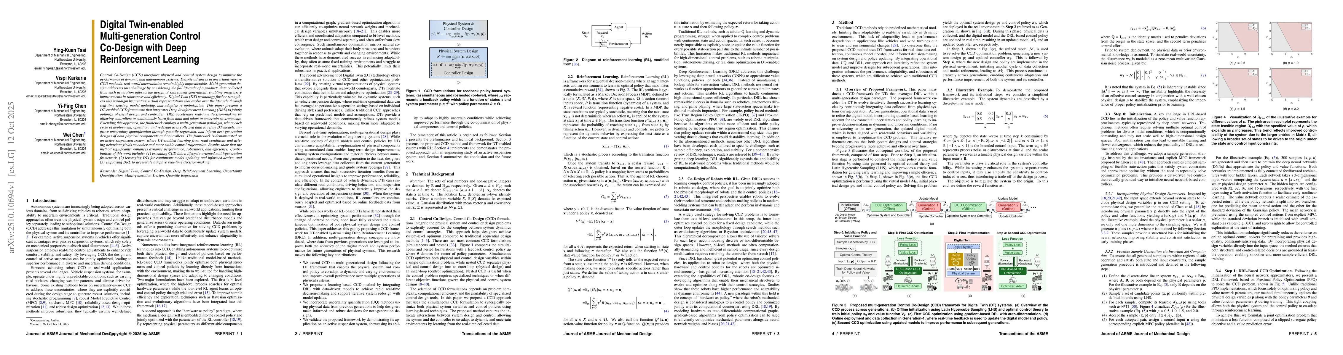Thumbnail for Digital Twin-enabled Multi-generation Control Co-Design with Deep
  Reinforcement Learning