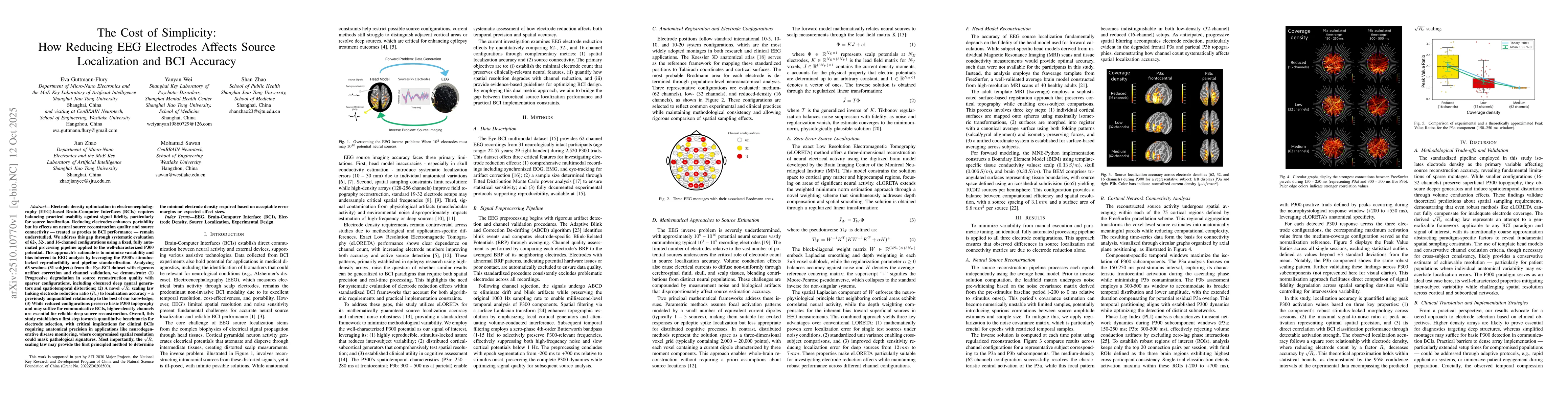 Thumbnail for The Cost of Simplicity: How Reducing EEG Electrodes Affects Source
  Localization and BCI Accuracy