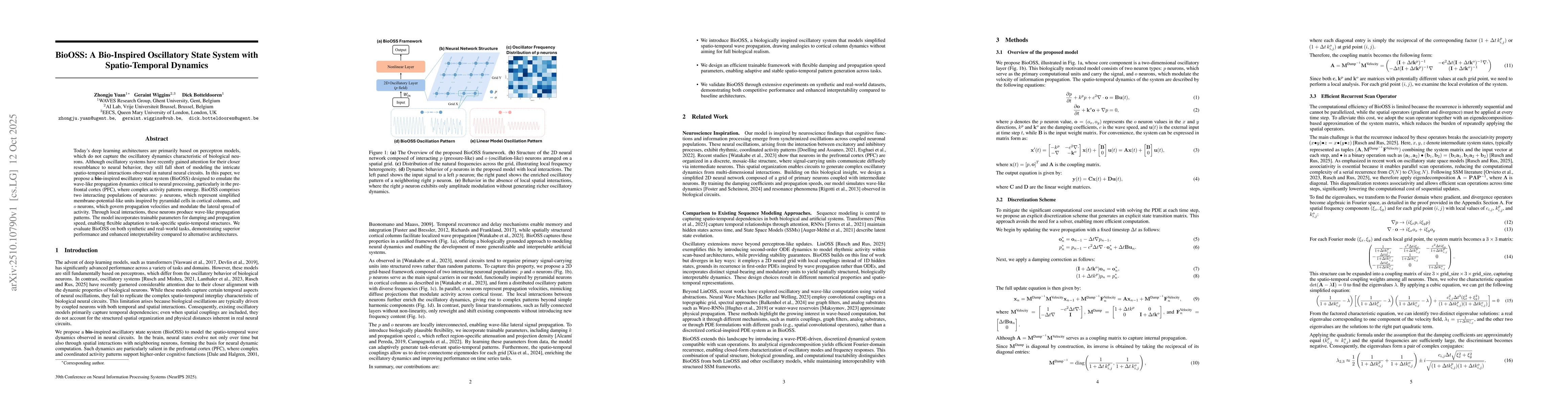 Thumbnail for BioOSS: A Bio-Inspired Oscillatory State System with Spatio-Temporal
  Dynamics