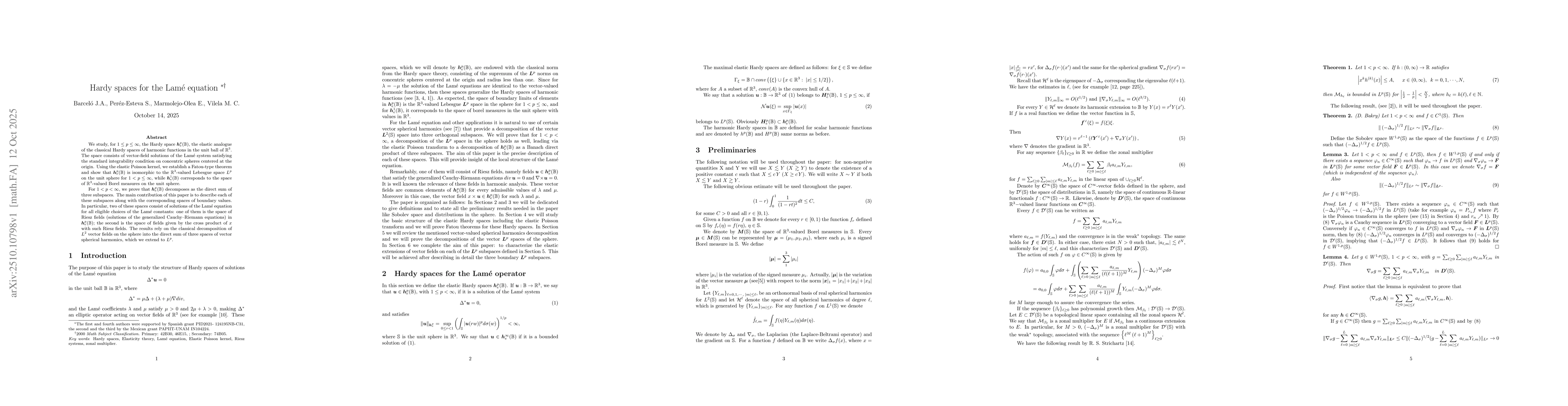 Thumbnail for Hardy spaces for the Lamé equation