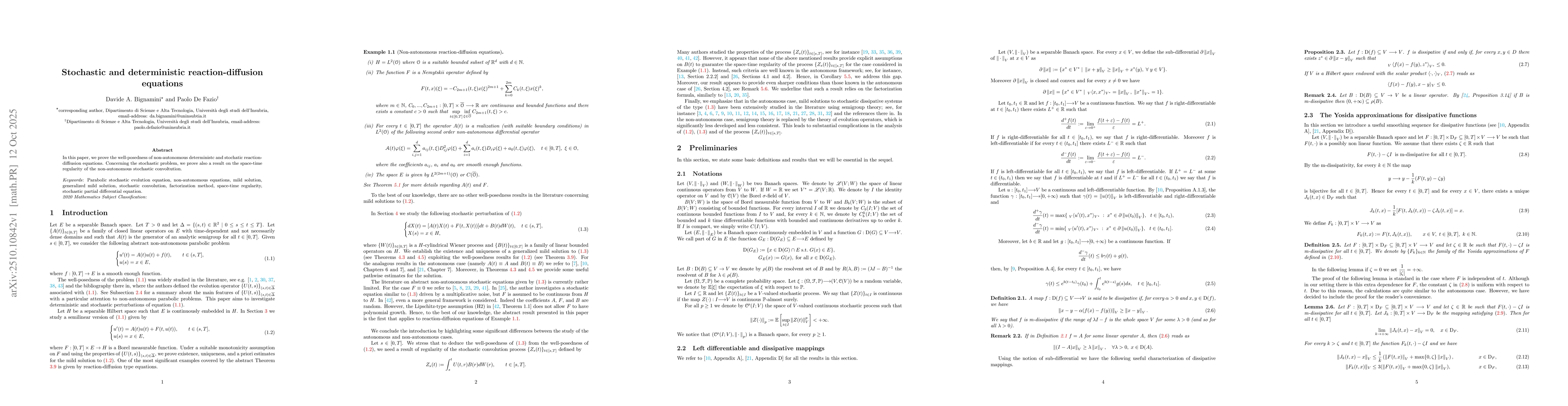 Thumbnail for Stochastic and deterministic reaction-diffusion equations